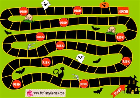 Free Printable Halloween Board Game For Kids