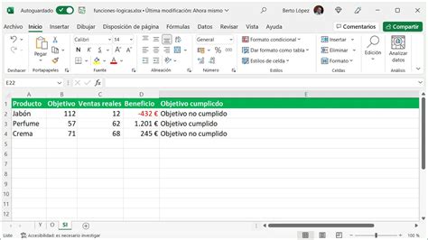 Las Funciones Lógicas De Excel Referencia Completa
