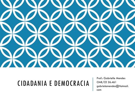 Ppt Cidadania E Democracia Powerpoint Presentation Free Download