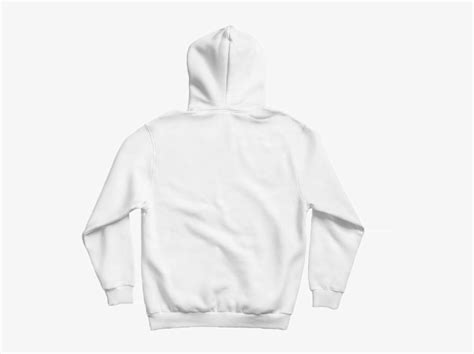 S Back Of A White Hoodie 600x600 Png Download Pngkit