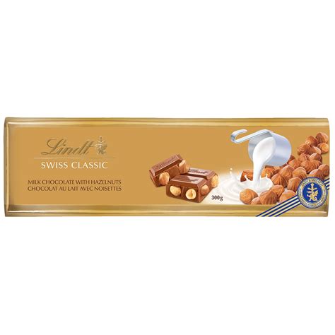 Lindt Swiss Classic Gold Milk Chocolate With Whole Hazelnut Walmart