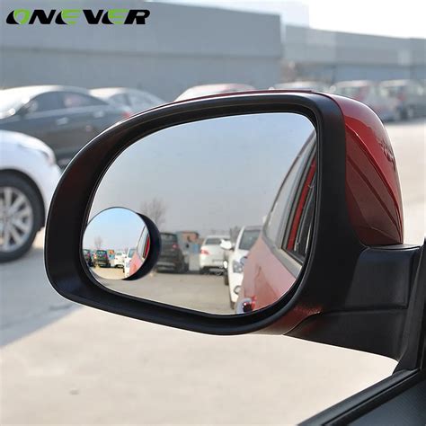 Onever 360 Degree Car Rear View Mirror Rotating Wide Angle Blind Spot