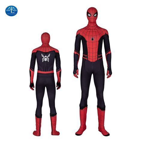 Spider Man Far From Home Spiderman Cosplay Costume Jumpsuit In 2023 Spiderman Cosplay Zentai