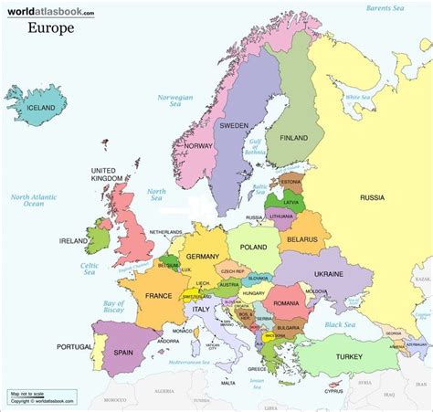 How A Swede Sees Europe Europe Map Country Maps Political Map