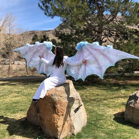 Custom Large 11ft Feathered Articulating Wings Etsy In 2021 Dragon Wings Cosplay Cosplay Wings