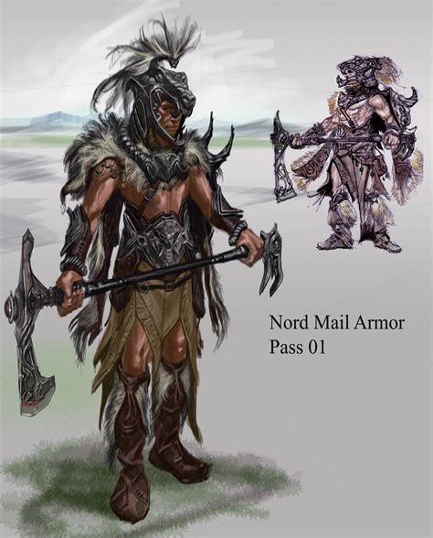 Skyrim · Nord Armor By Adam Adamowicz Elder Scrolls Skyrim Skyrim Art