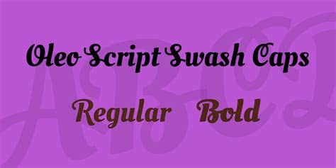 We do not sell fonts and, in most cases. Oleo Script Swash Caps Font Family · 1001 Fonts