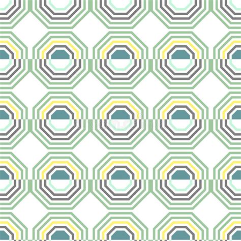 Seamless Color Abstract Geometric Pattern Decorative Background