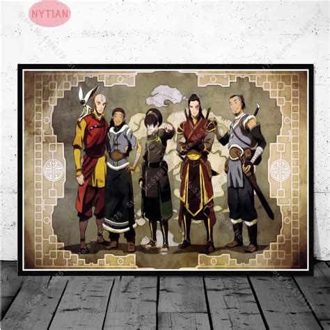 Nt506 Poster Prints T Avatar The Last Airbender Character Japan
