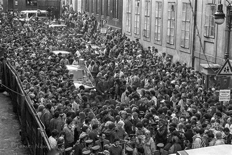 Exodus Of East German Refugees In Prague 1989 Through Prague To