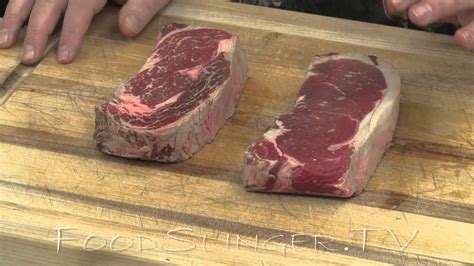 beef loin new york steak vs ribeye beef poster