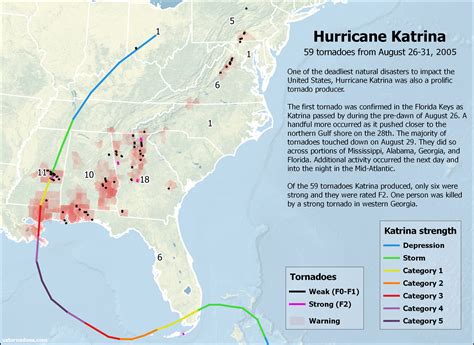 Map Hurricane Katrina Path Share Map