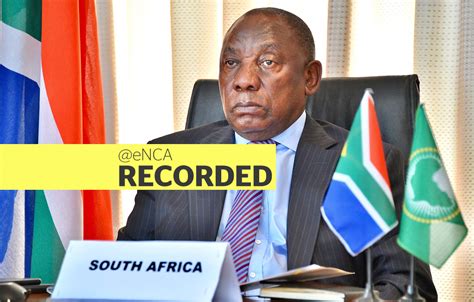 Ramaphosa briefed the nation on 21 july 2019 and described the report as fundamentally flawed and called for a judicial review of mkhwebane's findings on 14 august 2018, president ramaphosa addressed the launch of the sanitation appropriate for education (safe) initiative in pretoria to. Cyril Ramaphosa Address The Nation : Read In Full Ramaphosa Addresses The Nation : I wish you ...