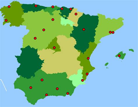 Mapa Interactivo De España Ciudades De España Toporopa Mapas