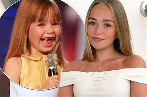 Nine Years After She Shot To Fame Britains Got Talent Star Connie Talbot Looks Unrecognisable