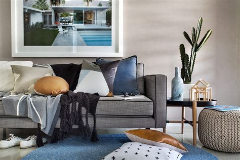 How To Rock The New California Dreaming Trend Grey Sofa Living Room
