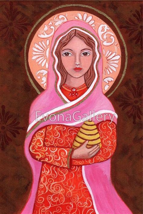 Saint Abigail The Patron Saint Of Bees And Beekeepers Etsy