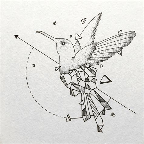 Geometric Bird Inkart Linework Tattoo Inspired By Kerby Rosanes