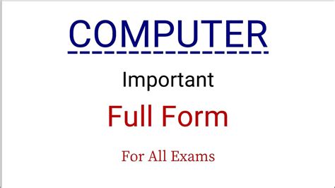 Some data could be out of place or already merged. कंप्यूटर की 50 Full Form | Computer Full form | All full ...