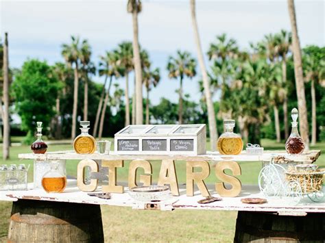 How To Have A Cigar Bar At Your Wedding