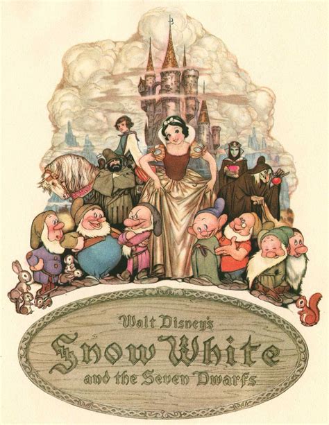 Vintage Snow White Movie Poster One Of My Favorite Things Disney