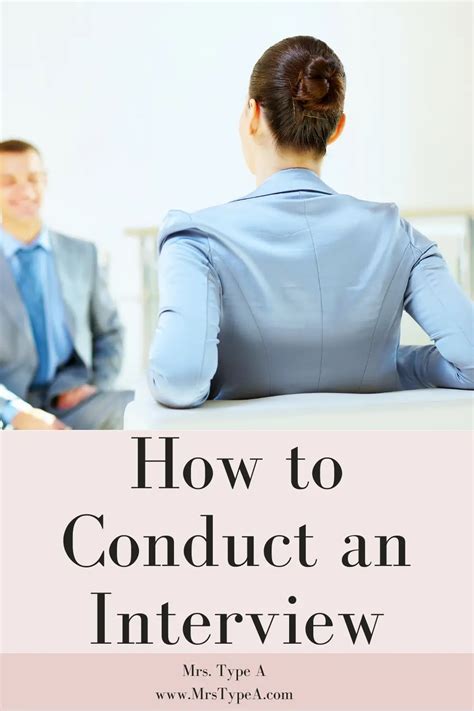 How To Conduct A Professional Interview
