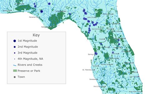 Florida Cave Diving Map