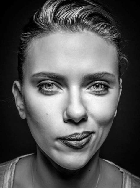 Черно белый портрет Скарлетт Йоханссон — карточка пользователя Алексей Щ в Яндекс Коллекциях