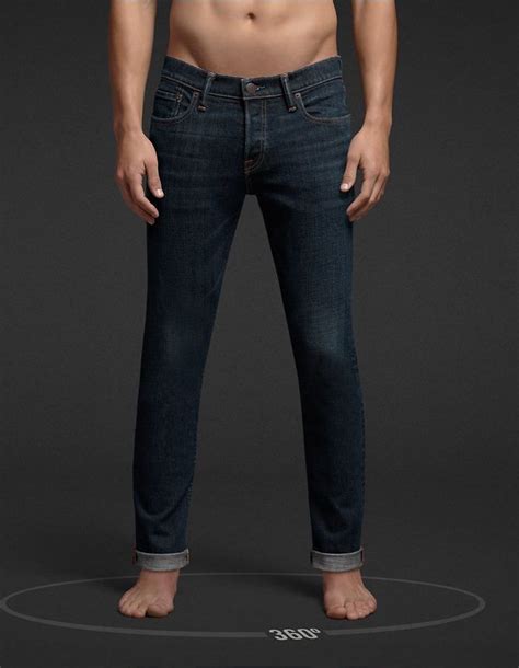 abercrombie and fitch super skinny jeans men mezclilla