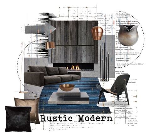 Rustic And Modern By Szaboesz Liked On Polyvore Featuring Interior