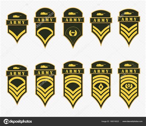 Clipart Military Branch Symbols Military Ranks Stripes And Chevrons
