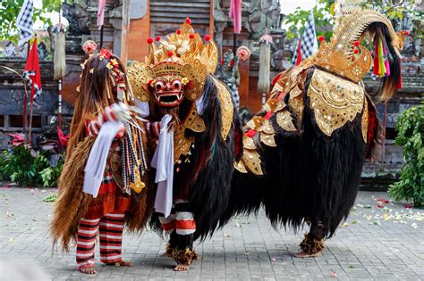 Barong And Kris Dance In Bali Balis Famous Mythological Dance