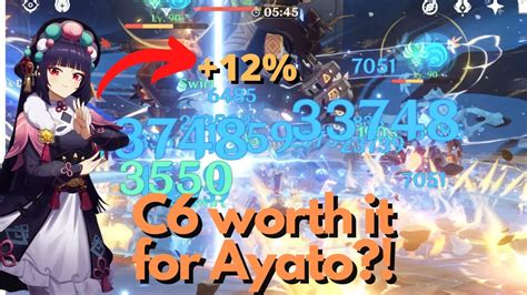C6 Yunjin Buff Worth It For Ayato Genshin Impact Youtube