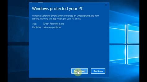 How To Disable Warning Message Windows Protected Your Pc