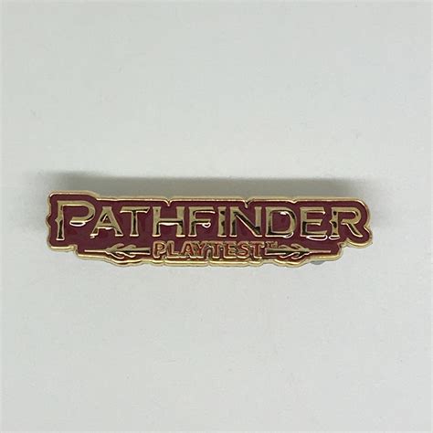 Pathfinder Collector Pin Pathfinder Playtest Logo