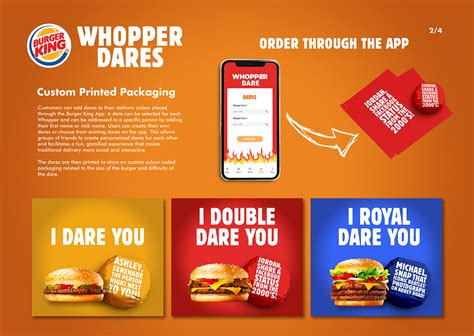 Burger King Whopper Dares On Behance