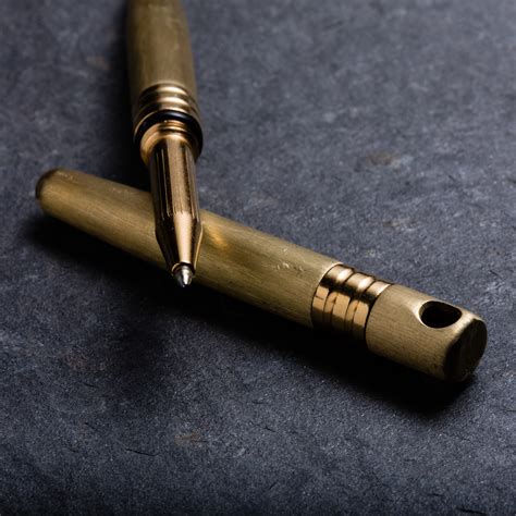 Mini Brass Pen Black Ink Penex Touch Of Modern