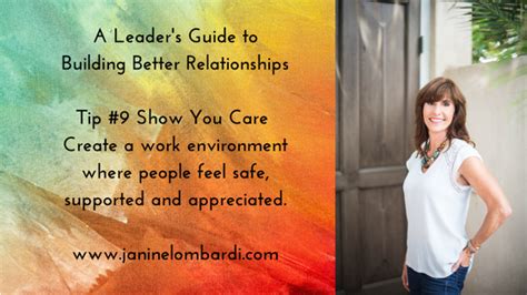 A Leader’s Guide To Building Relationships And Employee Engagement Tip 9 Show You Care J9