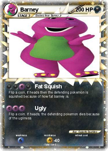 Pokémon Barney 621 621 Fat Squish My Pokemon Card