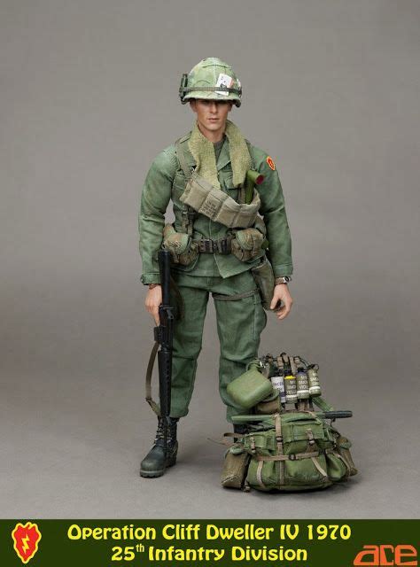 One Sixth Military Figure Ace 25th Infantry Division Vietnam Battle
