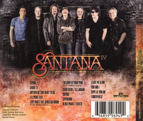 Classic Rock Covers Database Santana Santana Iv Released Year 2016