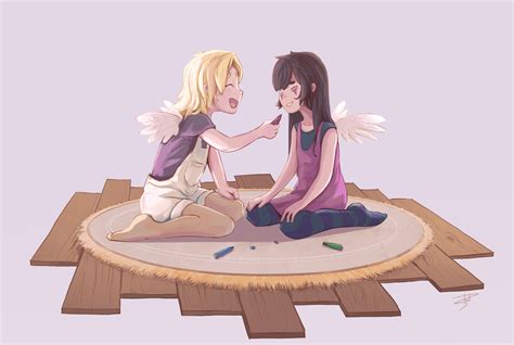 Martin F Kayle And Morgana Back When They Were Kids Fanart