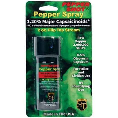 Pepper Shot 12 Mc 2 Oz Pepper Spray Urban Safety Solutions