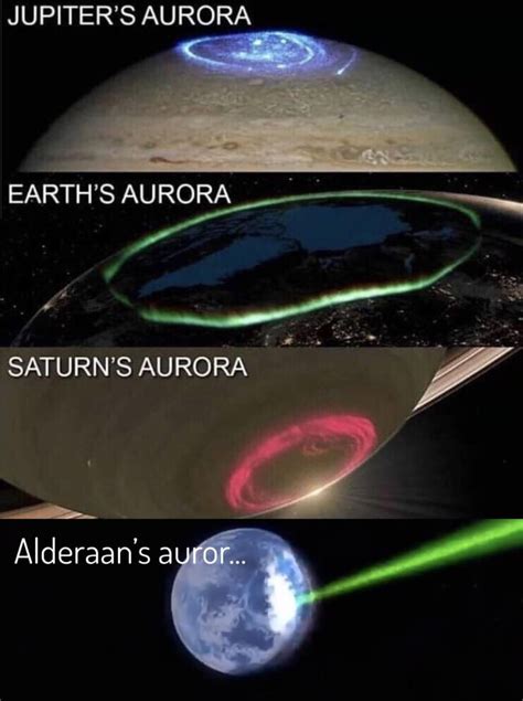 Aurora Of Different Planets 9gag
