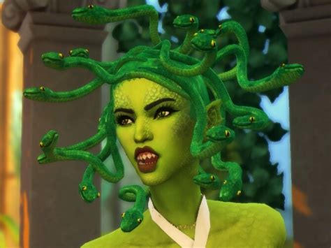 Medusa Hair By Feralpoodles At Tsr Sims 4 Updates