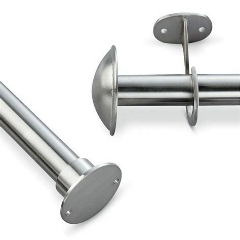 These quality and adjustable curtain rods wholesale are suitable for modern bathrooms. Adjustable 52"-100" Premium SST Outdoor Curtain Rod Wall ...