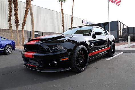 Black With Red Stripes Super Snake Ford Mustang Shelby Gt500 Wagon
