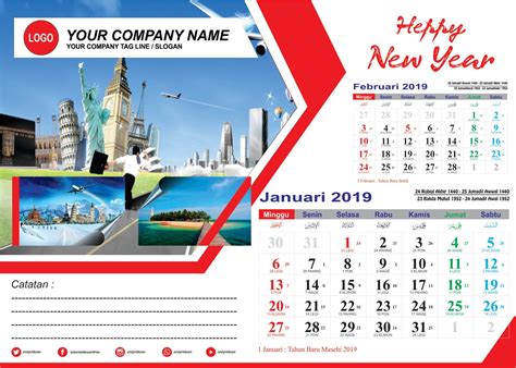 Download template kalender 2020 gratis format cdr dan pdf. Desain Kalender Duduk 2019 dengan CorelDRAW (Free CDR ...