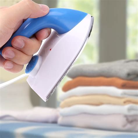 Domqga Electric Clothes Iron Mini Iron Portable Handheld Mini Clothes Iron Temperature Control