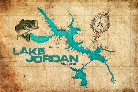 Lake Jordan Alabama Maps
